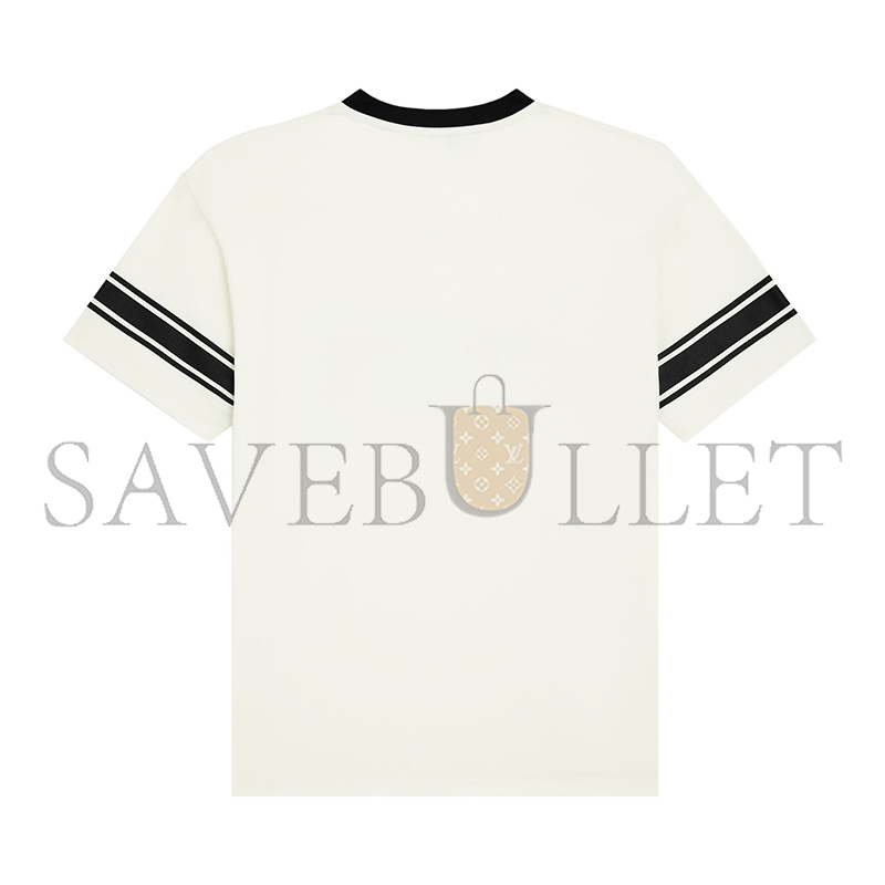 CELINE LOOSE TRIOMPHE T-SHIRT 'WASHED WHITE BLACK' RX02N671Q.01QF